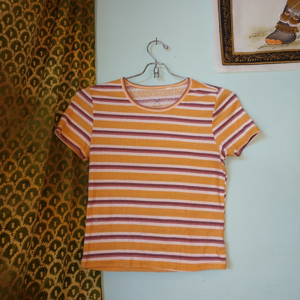 Striped Summer Crop Top